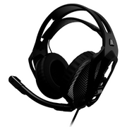 Audífonos Gamer Game Factor HSG500 | Multiplataforma PC / PS5 / Xbox Series X/S / Switch | Micrófono Flexible y Ajustable | Jack 3.5mm | Control de Volumen Integrado | Negro | HSG500