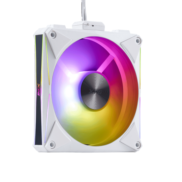 Kit de 4 Ventiladores ADATA XPG HURRICANE MAG 120 ARGB PWM | 120 mm | 300 a 2000 RPM | 23.36 dBA | 4 Pines | ARGB | Blanco | HURRICANEMAG120ARGBPWM4C-WHCWW