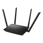 ROUTER ASUS AC1200 DOBLE BANDA 802.11AC 4 ANTENAS 5DBI 2.4GHZ 5GHZ 2X2 4LAN RT AC1200 V2