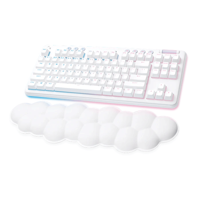 Teclado Mecánico Inalámbrico Logitech G715 - Switch Táctil - Inglés - Con Reposabrazos - Aurora Collection - 920-010453