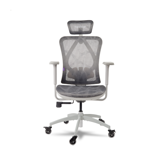 Silla Gamer Munfrost NEXUS | Hasta 180kg | Ruedas tipo patín | Soporte Lumbar | Color Blanco | MFMSIN2W