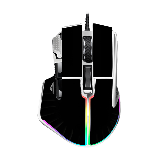 Mouse Gamer Alámbrico Game Factor - MOG602 Negro - Pixart 3370 - 19,000 DPi - MOG602-BK