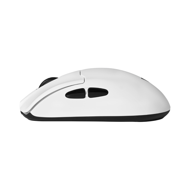 Mouse Gamer Inalámbrico Game Factor MOW800 | 26,000 DPI | Sensor Pixart 3395 | Incluye Base Magnética RGB | 80hrs Batería recargable | Color Blanco | MOW800-WH