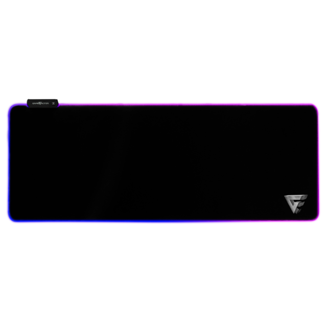 Mousepad Gamer Game Factor MPG500 | 800mm x 300mm x 4mm | RGB | 12 Modos de Color | Color Negro | MPG500