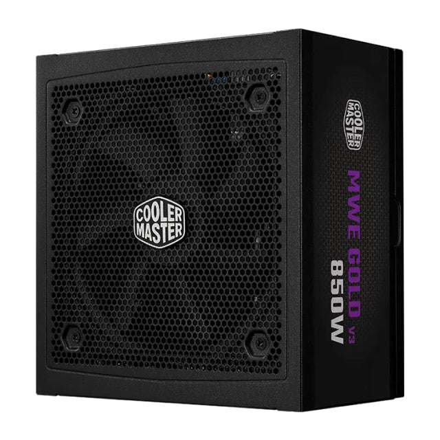 Fuente de Poder Cooler Master MWE Gold 850 V3 | 850W | 80 PLUS Gold | 24-pin ATX | 160 mm | Full Modular | Negro | MPX-8503-AFAG-2EBUS