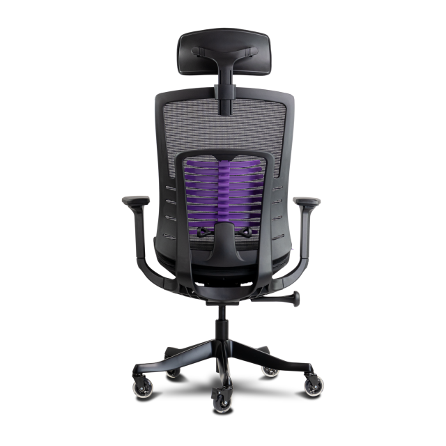 Silla Gamer Munfrost Nash | Negro | Soporte Lumbar Ajustable | Descansabrazos 3D | Ruedas tipo Patín con Seguro | Hasta 180 kg | MFMSINIB