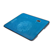 Base Enfriadora para Laptop NACEB NA-0108 | Laptops de hasta 15″ | Ventilador 140mm | 1200 RPM | Color Azul | NA-0108A