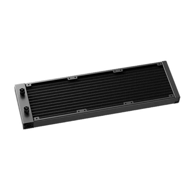 Disipador Líquido DeepCool LE360 V2 ZERO DARK | 360 mm | 2500 a 3400 RPM | 31.6 dBA | AM5 / AM4 | LGA 1851 / 1700 / 1200 / 1151 / 1150 / 1155 | ARGB | Negro | R-LE360ZERO-BKLNMD-G-1