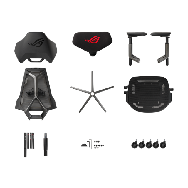 Silla | Gamer ASUS ROG DESTRIER | Negro | Con reposabrazos | SL400 ROG DESTRIER/BK/WW// | 90GC0120-MSG010