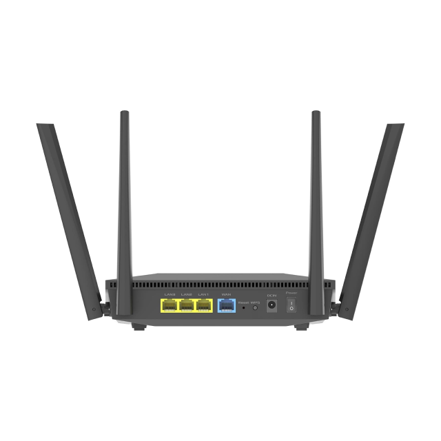 Router ASUS RT-AX52 | AX1800AiMesh | hasta 1201 Mbps | WiFi 6 de doble banda | 4xRJ-45 | VPN incorporada | 2.4/5GHz | RT-AX52