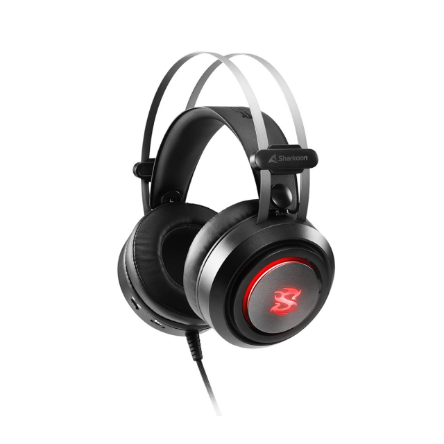 Diadema Alámbrica Sharkoon Skiller SGH30 | USB | Stereo | Sonido Envolvente 7.1 | RGB | Micrófono Omnidireccional | PC / PS4/5 | Color Negro | H-SGH30