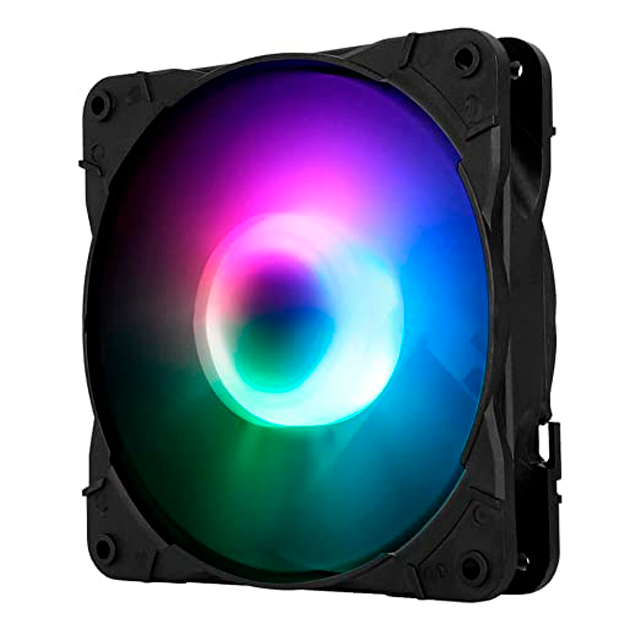 Ventilador Munfrost Sunflower | 120mm | 1100RPM | 24.5dBA | 6-pin | ARGB | Color Negro | MFVSNF1B