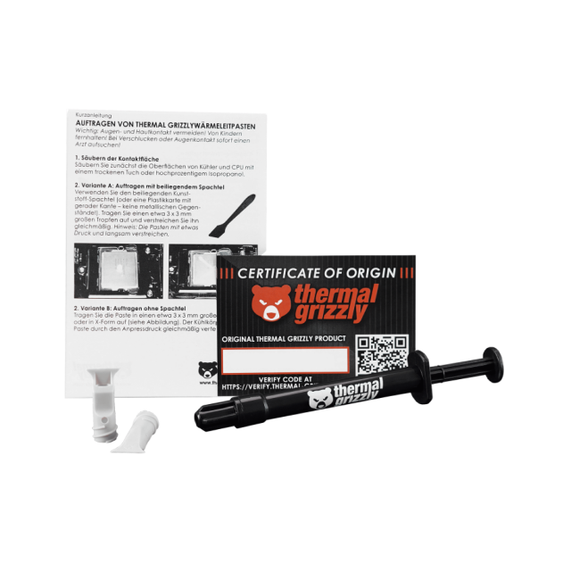 Pasta Térmica Thermal Grizzly Kryonaut Extreme | 2 g | 0 pS/m | Rosa | TG-KE-002-R