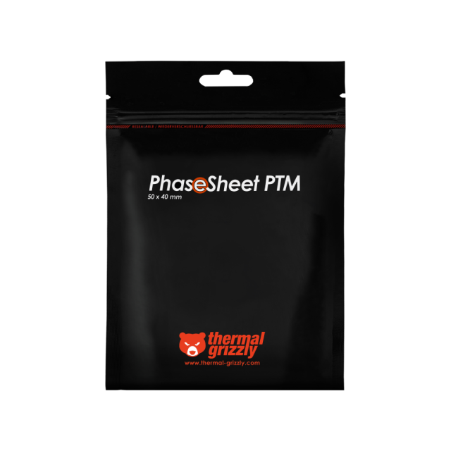 Almohadilla Térmica Thermal Grizzly Phasesheet PTM | -75°C a +150°C | Gris | TG-PS-50-40