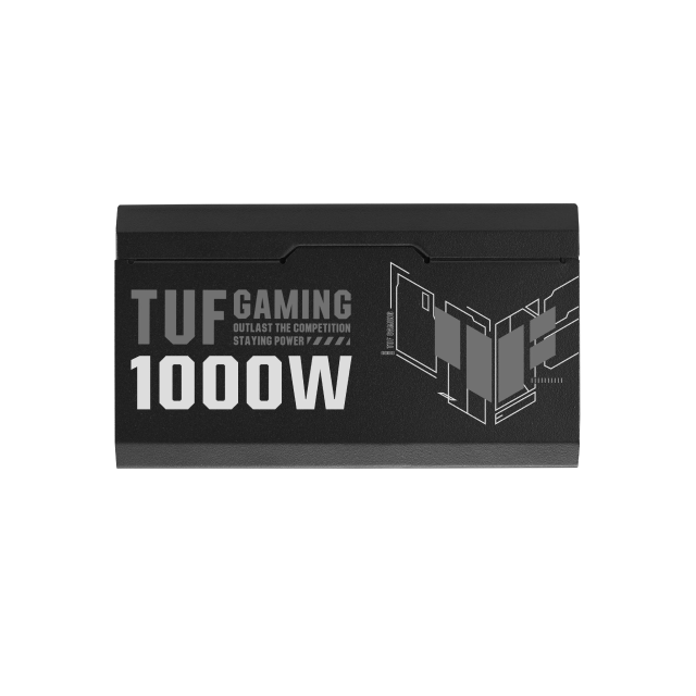Fuente de Poder ASUS TUF GAMING 1000G | 1000W | 80 PLUS Gold | 24-pin ATX | 150 mm | Full Modular | Negro | TUF-GAMING-1000G