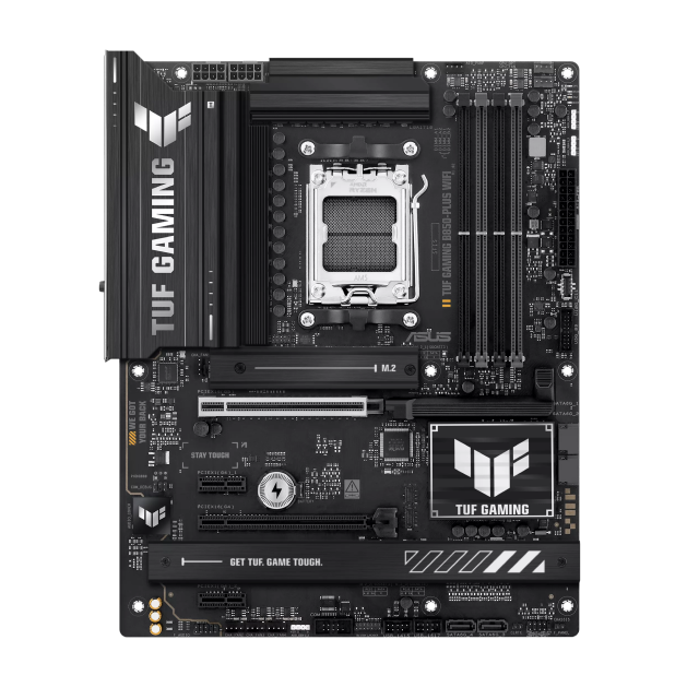 Tarjeta Madre ASUS TUF GAMING B850-PLUS WIFI | ATX | AM5 | AMD B850 | DDR5 (Hasta 256GB) | HDMI / DisplayPort | Wi-Fi 7 | Bluetooth 5.4 | Negro | TUF GAMING B850-PLUS WIFI