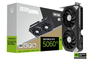 Tarjeta de Video Zotac NVIDIA GeForce RTX 5060 Ti  Twin Edge OC | OC Edition | 16GB | 128-bit GDDR7 | PCI Express 5.0 | ZT-B50620H-10M